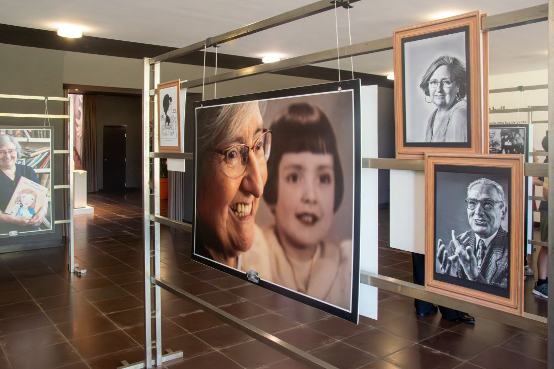 Imagem da Exposição retratos contados de Alice Vieira